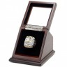 NFL 2015 Super Bowl L 50 Denver Broncos Championship Replica Fan Ring with Wooden Display Case - Miller